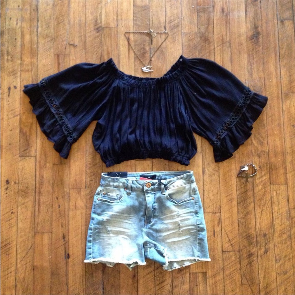 Dex High Rise Slim Cut Off Short